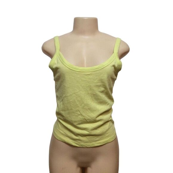 WILD Fable Women Tank Sleeveless Top S Yellow Algodon Polyester - Picture 1 of 4